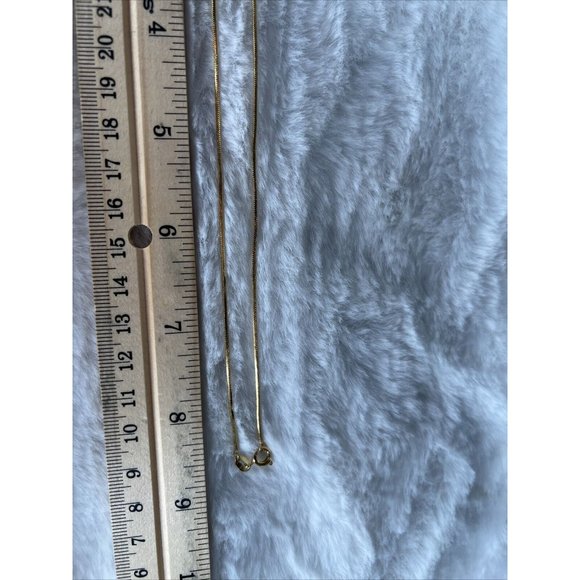 Lot of 3 Necklaces Gold Tone Chains - Picture 15 of 16